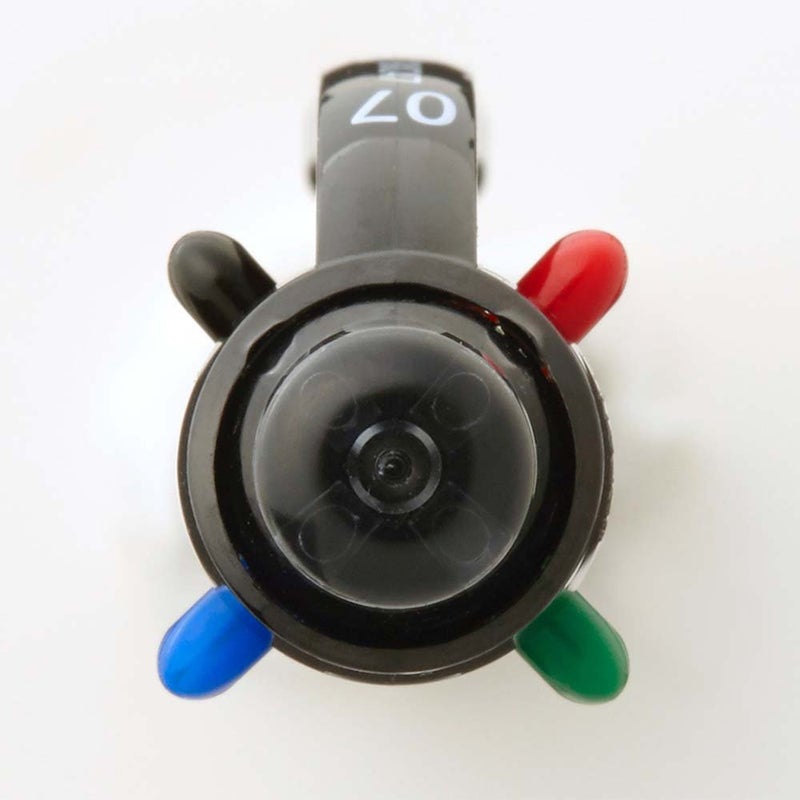 بنتل قلم حبر جاف من بينتيل فيكونا، ناعم، أسود، أحمر، أزرق، أخضر، أسود (BXC47A) - Image 3